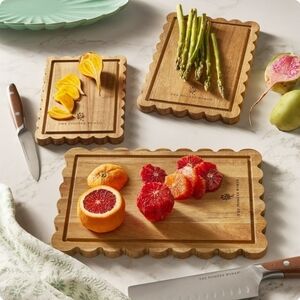 Pioneer Woman Scalloped Edge 3pc Cutting Board Set